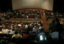 The auditorium at about 11:30.