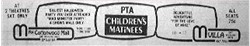 Ad for PTA children's matinees at Cottonwood Mall and the Villa.