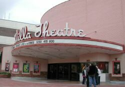 Theater entrance, May 2001.